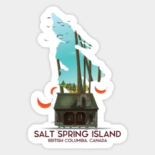 Salt Spring Island British Columbia Sticker